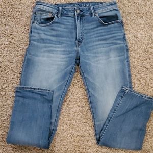 Mens American Eagle jeans, slim/straight, 34x32